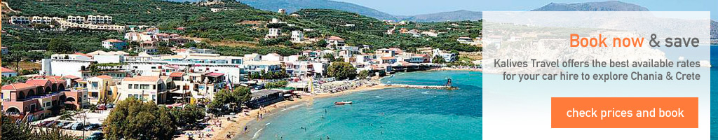 Kalives Travel offers the best available rates for your car hire to explore Chania & Crete