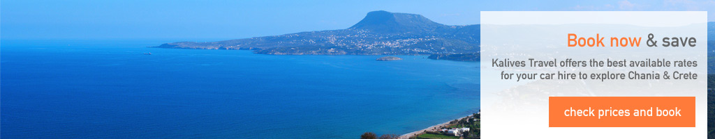 Kalives Travel offers the best available rates for your car hire to explore Chania & Crete